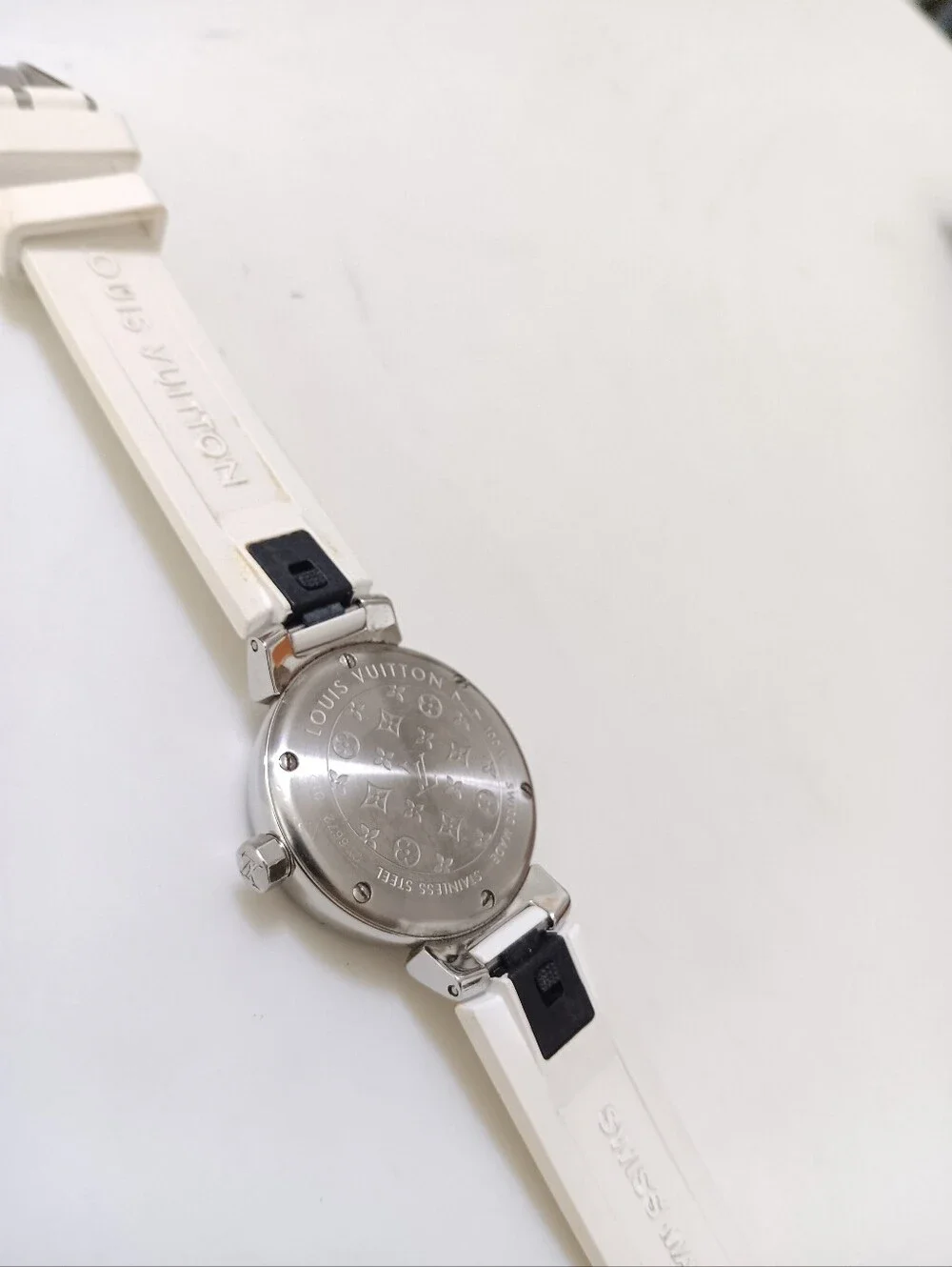 Louis Vuitton Tambour 27mm Q1211 Watch w/ 2 Bands Set ✨️ LIKE NEW